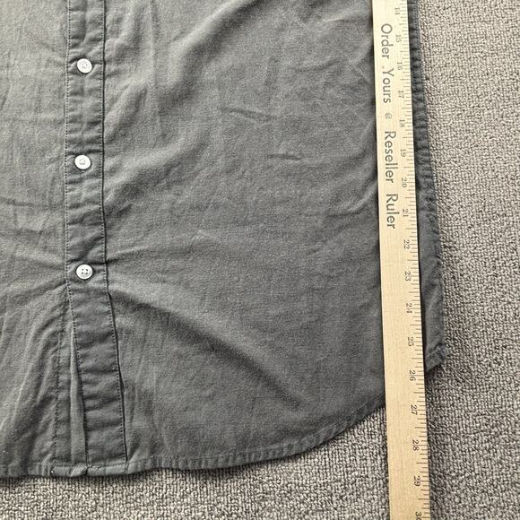 Brixton Shirt Adult Large Gray Button Up Short Sleeve Casual Streetwear Men's - Picture 12 of 14